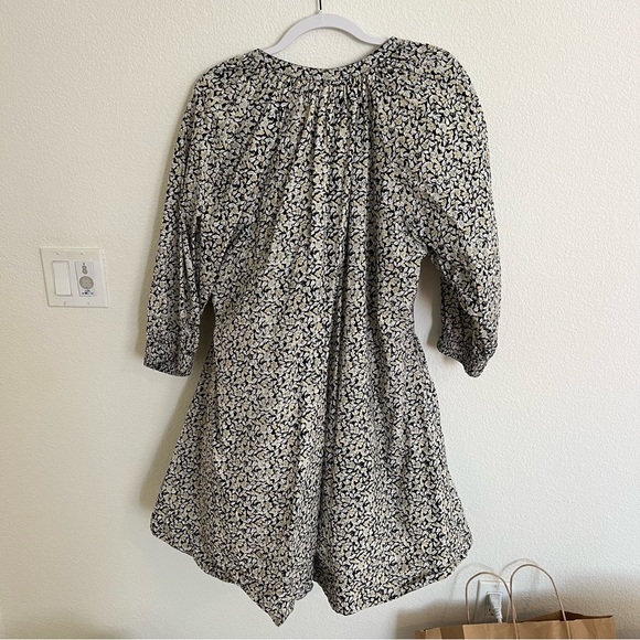 Apiece Apart | Cobano Mini Dress in Fauna Black Print - Picture 5 of 6